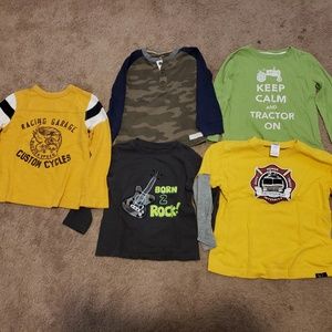 5 Boys Shirts